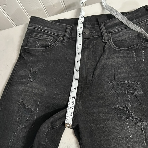 6- Size 31/32 H&M skinny coupe Moulante & Denim Black, black, stretchy - Picture 8 of 10
